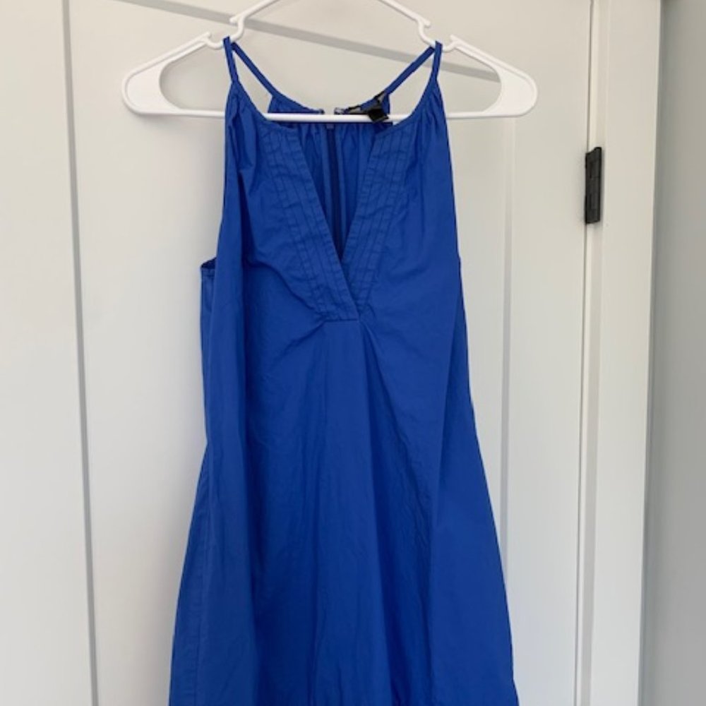 J Crew Royal Blue Racerback Dress